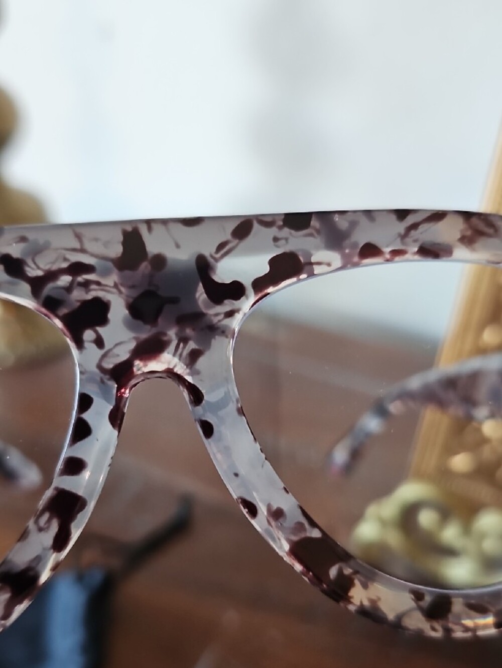 ●●EFE EYEWEAR PURPLE TORRISE OVERSIZED AVIATOR EYE FRAMES NIB●● - Picture 5 of 5